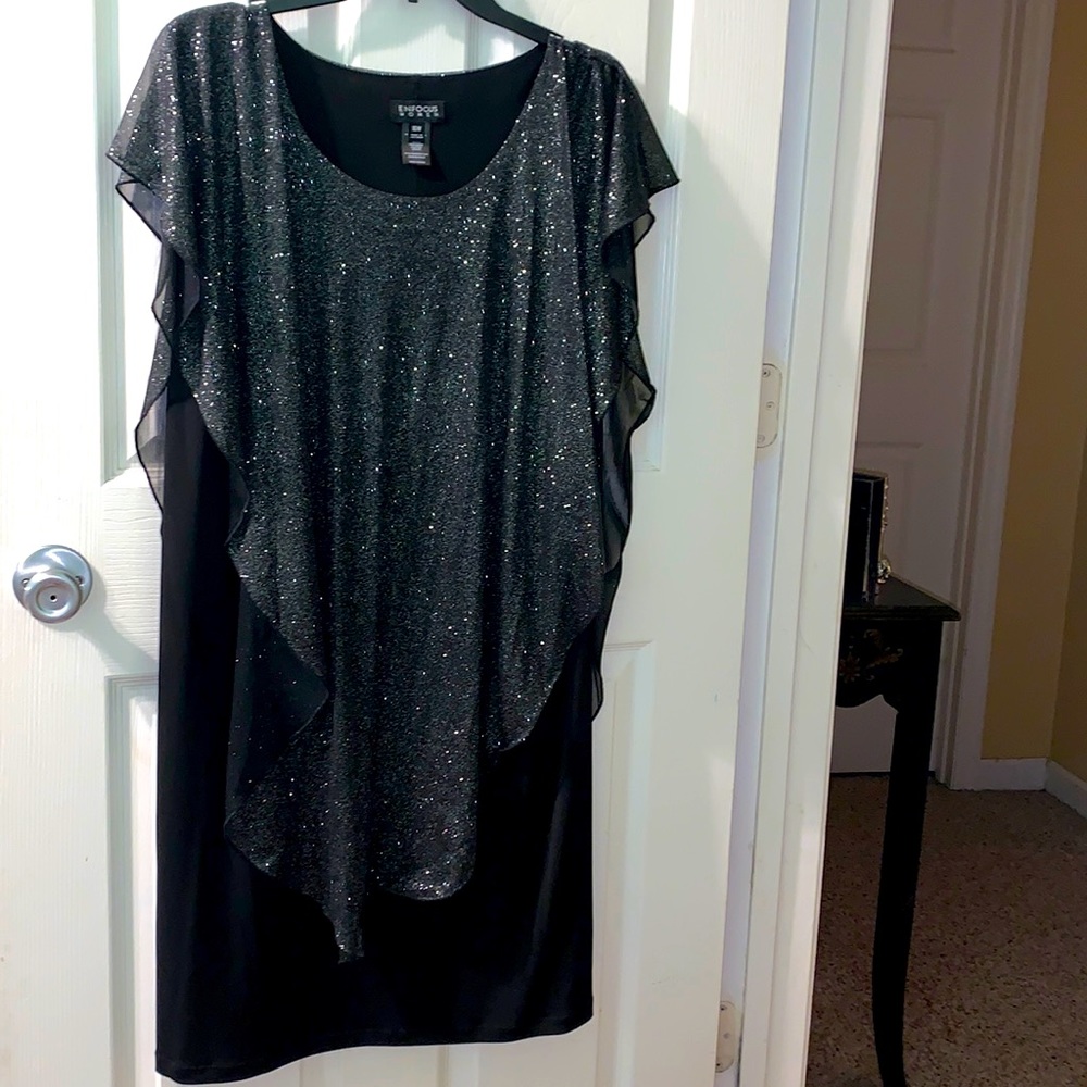 Formal black sparkly dress